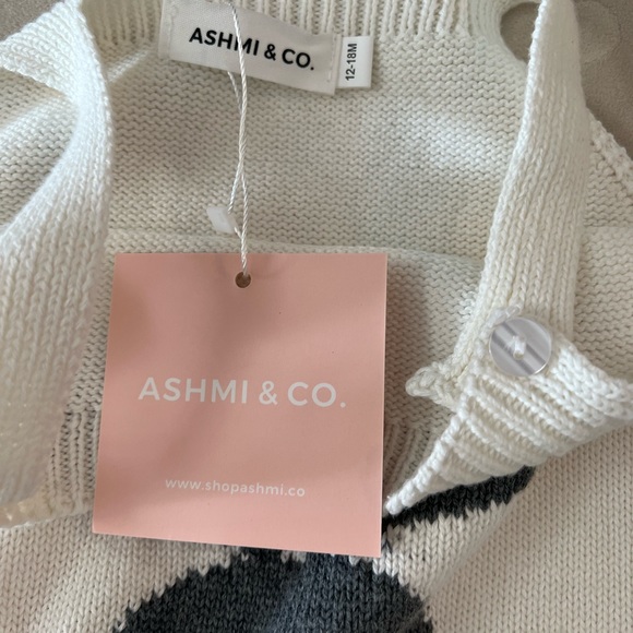 ❤️ Adorable Bunny Sweater Romper NWT - Picture 3 of 4